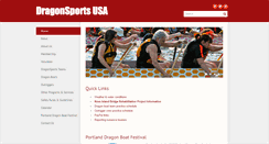 Desktop Screenshot of dragonsports.org